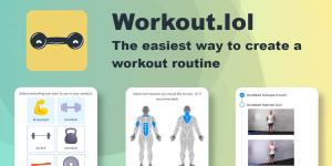 Workout.lol | The easiest way to create a workout routine