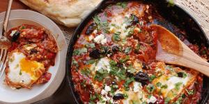 Shakshuka (North African–Style Poached Eggs in Spicy Tomato Sauce) Recipe