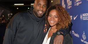 JO 2024 : Teddy Riner et sa femme Luthna s’affichent dans des looks assortis au parc des Princes