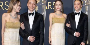 Angelina Jolie : son apparition aux côtés de son fils Knox (d’une beauté divine) laisse les internautes confus