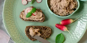 Pâté de « poisson fumé » (végétarien, vegan)