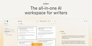 Strut — The all-in-one AI workspace for writing