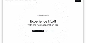 The Google Antigravity website, rebuilt with Modern CSS