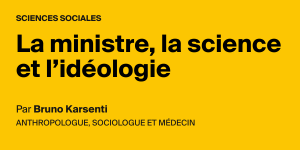 La ministre, la science et l’idéologie | AOC media - Analyse Opinion Critique