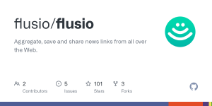 GitHub - flusio/flusio: Aggregate, save and share news links from all over the Web.