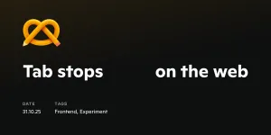 Tab stops on the web