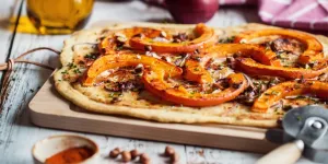 Flammekueche (tarte flambée) à la butternut