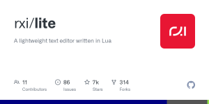 Lite: A lightweight text editor written in Lua