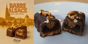 Douceur sucrée : une chocolaterie strasbourgeoise sort une barre chocolatée bretzel-Picon