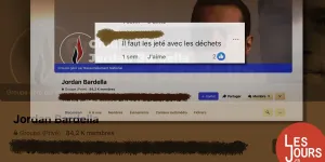 Une plainte pour racisme déposée contre 79 membres du groupe Facebook « Jordan Bardella »