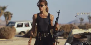 Terminator 2 (C8) : Linda Hamilton, doublée par sa soeur jumelle ?