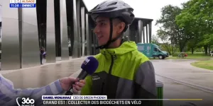 Collecter des biodéchets en vélo