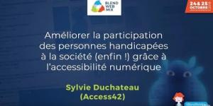 L'accessibilité numérique - Sylvie Duchateau