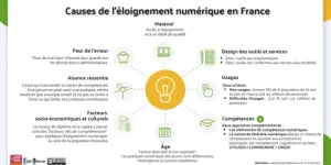 Causes de l'éloignement numérique en France | Les Bases du numérique d’intérêt général
