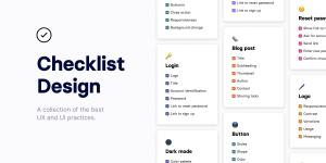 Checklist Design - A collection of the best design practices.