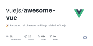 GitHub - vuejs/awesome-vue: 🎉 A curated list of awesome things related to Vue.js