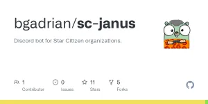 GitHub - bgadrian/sc-janus: Discord bot for Star Citizen organizations.