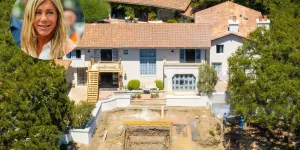 Jennifer Aniston : voici les photos de sa villa à 15 millions de dollars en pleine rénovation à Montecito