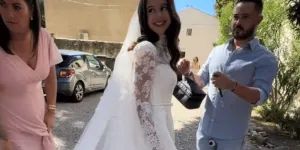 Marina Kaye s’est mariée à l’église et dévoile de sublimes images de sa robe longue et de sa cérémonie