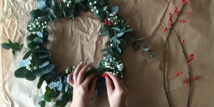 DIY : une couronne de Noël pas kitsch