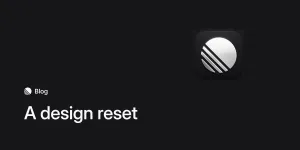 A design reset (part I)