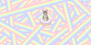 Doughnut Kitten by Tania Hennessy
