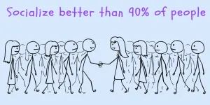 becoming social is easy, actually