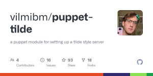 GitHub - vilmibm/puppet-tilde: a puppet module for setting up a tilde style server