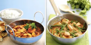 Crevettes au curry, Curry de saumon : 2 recettes indiennes faciles et savoureuses