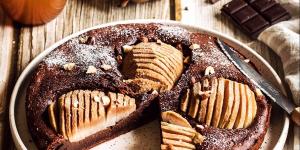 Recette de gâteau au chocolat et poires Angys