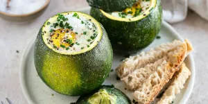 Œufs cocotte en courgette