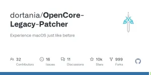 GitHub - dortania/OpenCore-Legacy-Patcher: Experience macOS just like before