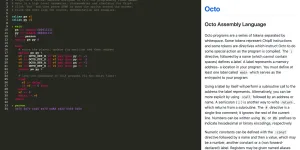 GitHub - JohnEarnest/Octo: A Chip8 IDE