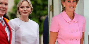 Charlene de Monaco dépoussière l’iconique tailleur rose de Lady Diana