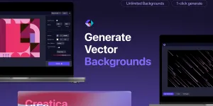 Creatica - Generate vector SVG backgrounds