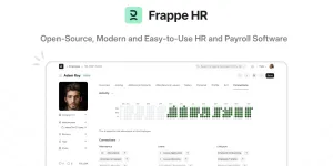 frappe/hrms: Paie, Congés, ...