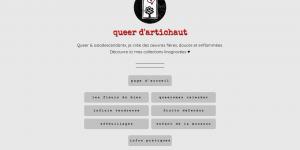 Queer d'Artichaut - Linogravure, queer asio-descendante