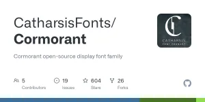 GitHub - CatharsisFonts/Cormorant: Cormorant open-source display font family