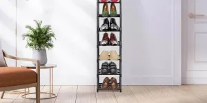 Maison propre sans prise de tête ? Ce meuble à chaussures vertical est l’astuce à connaître