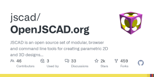GitHub - jscad/OpenJSCAD.org: JSCAD is an open source set of modular, browser and command line tools for creating parametric 2D and 3D designs with JavaScript code. It provides a quick, precise and reproducible method for generating 3D models, and is especially useful for 3D printing applications.