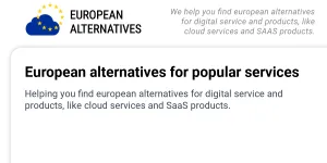 European alternatives for popular services | European Alternatives