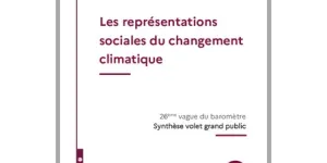 Les représentations sociales du changement climatique - 26 ème vague du baromètre