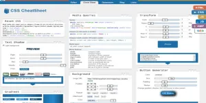 Online Interactive CSS Cheat Sheet