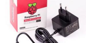 Power Supply for Raspberry Pi 4 (black)