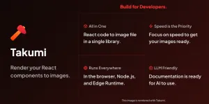 Takumi makes dynamic image rendering simple.