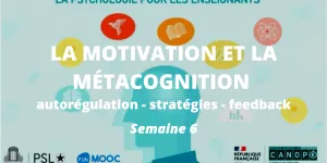 LA MOTIVATION ET LA MÉTACOGNITION 2/2