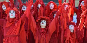 U.K. Activists Stage Mock Funeral for 1.5°C Climate Target