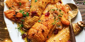 Butternut Rôti au Four Façon Hasselback Vegan / Vegan Roasted Hasselback Butternut Squash