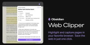 Obsidian Web Clipper