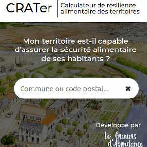 CRATer, le Calculateur de Résilience Alimentaire des TERritoires